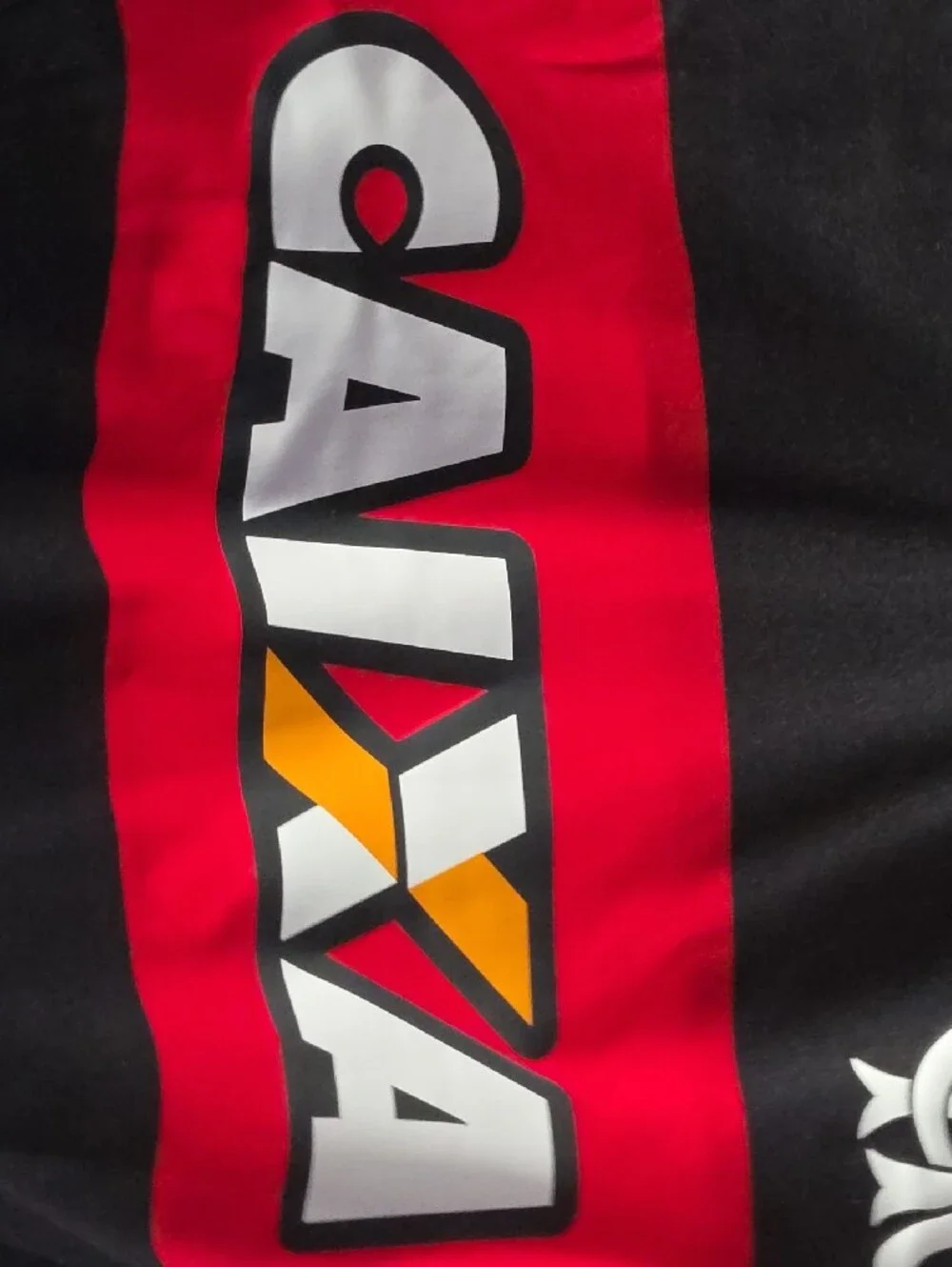 adidas Men’s Black and Red Stripe Soccer Jersey